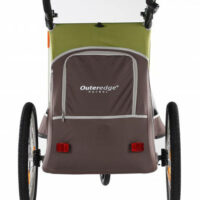 Outeredge Patrol Alloy Folding 20" Wheel Childs Duo Stroller Trailer - Image 2