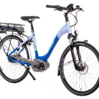 Raleigh Motus Blue Step Through Bosch Geared 26" Wheel Electric Bike 46cm - Image 2