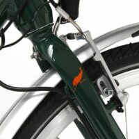 Emu Crossbar Hybrid City Electric Bike - British Racing Green New Spec - Image 3