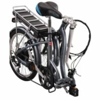 Ex Demo Basis Osprey Folding Low Step Electric Bike, 8.8Ah / 14Ah - Grey - Image 3