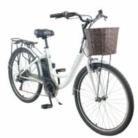 Elswick Electric Step Through Heritage Electric Bike 7.8Ah, 6 Speed, 26" Wheel - White - Image 3