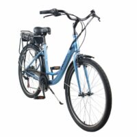 Falcon Serene Step Through Electric Bike, 10Ah, 6 Speed, 26" Wheel - Pearl Blue - Image 2