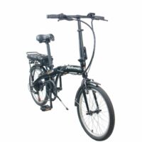 Falcon Compact 20" Folding Commuter Electric Bike, 10Ah, 6 Speed - Gloss Black - Image 2