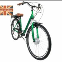 Cyclotricity Jade Step Through Dutch Style 18" Frame Electric Bike, 6 Speed Derailleur, 700c - Green - Image 2