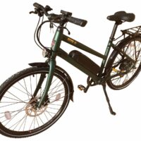 Batribike Nova-S Trapeze Hybrid Electric Bike, 26" Wheel, 8 Speed - Green - Image 2