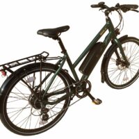 Batribike Nova-S Trapeze Hybrid Electric Bike, 26" Wheel, 8 Speed - Green - Image 3