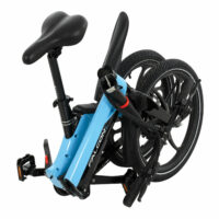 Falcon Flo Folding Electric Bike, 20" Wheel, 7.8Ah Integrated Battery - Black/Blue - Image 5