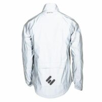 ETC Ladies Arid Weatherproof Reflective Cycling Rain Jacket - Silver - Image 4