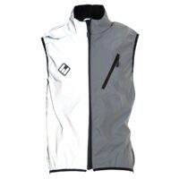 ETC Unisex Arid Weatherproof Reflective Cycling Gilet - Silver - Image 3