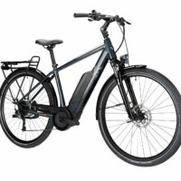 Lapierre Overvolt Trekking 6.5 Crossbar Hybrid Electric Bike, BOSCH 500Wh - Graphite Blue - Image 2