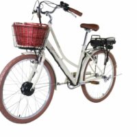 E-Plus Breeze Ladies Step Through Dutch Style Heritage Electric Bike, 26" Wheel, 7Ah - Cream - Image 4