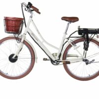 E-Plus Breeze Ladies Step Through Dutch Style Heritage Electric Bike, 26" Wheel, 7Ah - Cream - Image 5