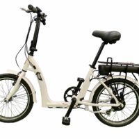 Batribike Trip 20" Ultra Low-Step Folding Electric Bike - White Shadow - Image 2