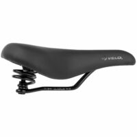 Velo Basic S City Comfort Bicycle Saddle - Black - Image 4