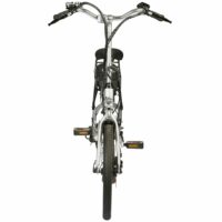 Lectro Easy Step Folding Commuter Electric Bike, 20" Wheel, 8.8Ah Battery - Silver - Image 9