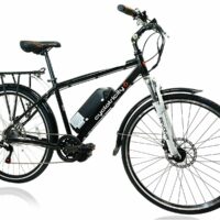 Cyclotricity Revolver Mid Drive Crossbar Hybrid Electric Bike, 28" Wheel - Black - Image 2