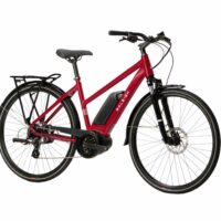 Ex Demo Raleigh 2020 Motus Open Derailleur Alloy Electric Hybrid Bike, 52cm Frame - Red 52cm - Image 2