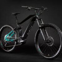 Haibike AllMtn 1 Full Sus Electric Mountain Bike - Anthracite/Teal - Image 2