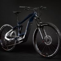 Haibike AllMtn 3 Full Sus Electric Mountain Bike 2021 - Deep Blue - Image 2