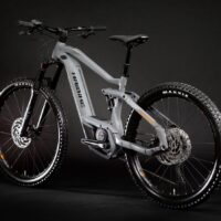 Haibike AllMtn 4 Full Sus Electric Mountain Bike 2021 - Matt Grey - Image 4