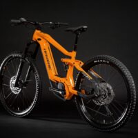 Haibike AllMtn 4 Full Sus Electric Mountain Bike 2021 - Lava - Image 3