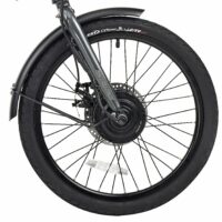 Lectro Rapide 20" Folding City Electric Bike - Grey - Image 6