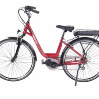 Batribike Nebula Step Through Hybrid Electric Bike - Candy Red - Image 2