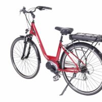 Batribike Nebula Step Through Hybrid Electric Bike - Candy Red - Image 3