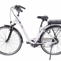 Batribike Zeta Step Through Hybrid Electric Bike - Silver - Image 2