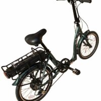 Batribike Trip 20" Ultra Low-Step Folding Electric Bike - Green - Image 2