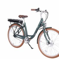 Batribike Omega Step Through Electric Bike, 26" Wheel, 11Ah - Hunter Green - Image 3