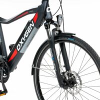 Oxygen S-CROSS CB MK2 Hybrid Electric Bike - Grey - Image 3