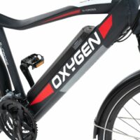 Oxygen S-CROSS CB MK2 Hybrid Electric Bike - Grey - Image 5