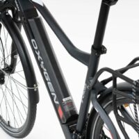 Oxygen S-CROSS CB MK2 Hybrid Electric Bike - Grey - Image 11