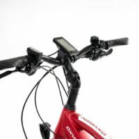 Oxygen S-Cross ST MKII Ladies Step Through Electric Hybrid Bike - 24 Speed, Red - Image 12