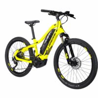 Lapierre Overvolt HT 24 Junior Hardtail Electric Mountain Bike 2021 - Yellow - Image 2