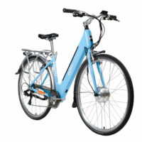 Emu Roam Step Through Hybrid Electric Bike 2023 - Sky Blue - Image 2