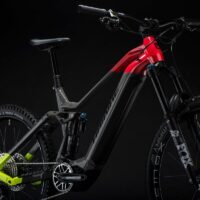 Haibike Nduro 7 Full Sus Electric Mountain Bike 2022/23, 27.5"/29" Wheel - Grey/Red/Lime - Image 9