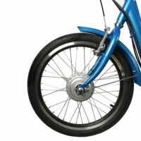 Aurai Low Step Electric Tricycle, 20" Wheel, 11Ah - Pearl Blue - Image 2