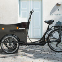 AMCargoBikes Curve Dog Friendly Cargo Electric Tricycle - Black - Updated Ramp Model - Image 3