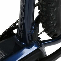 Forme Black Rocks HTE Hardtail Electric Mountain Bike, BOSCH Powered - Black/Blue - Image 5