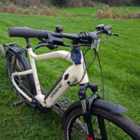 Ex Demo Haibike Trekking 4 HIGH Hybrid Electric Bike, 56cm Yamaha PW-TE, 500Wh - Cream 56cm - Image 3