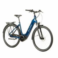 Raleigh Motus Tour PLUS HUB Step Through Hybrid 2022, 700c Wheel, BOSCH Active + - Deep Sea Blue - Image 2