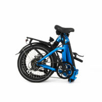 RooDog Cosmo Folding Electric Bike, 20" Wheel, 13.2Ah Integrated - Metallic Blue - Image 4