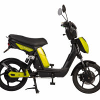 Eskuta SX-250 Moped Style EAPC Electric Bike (Series 4) - Matte Acid Yellow - Image 2