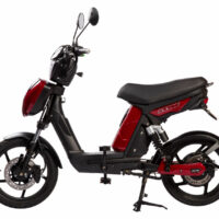 Eskuta SX-250 Moped Style EAPC Electric Bike (Series 4) - Gloss Cherry Red - Image 3