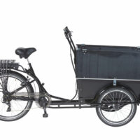 AMCargoBikes Curve Workman 2 Cargo Electric Tricycle - Black - Image 2