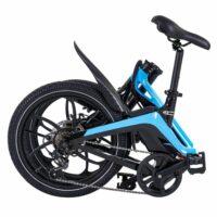 Li-Fe Flo Folding Electric Bike, 20" Wheel, 7.8Ah Integrated Battery - Gloss Black/Blue - Image 4