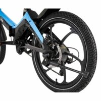 Li-Fe Flo Folding Electric Bike, 20" Wheel, 7.8Ah Integrated Battery - Gloss Black/Blue - Image 7