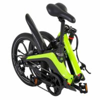 Li-Fe Flo Folding Electric Bike, 20" Wheel, 7.8Ah Integrated Battery - Gloss Black/Green - Image 3